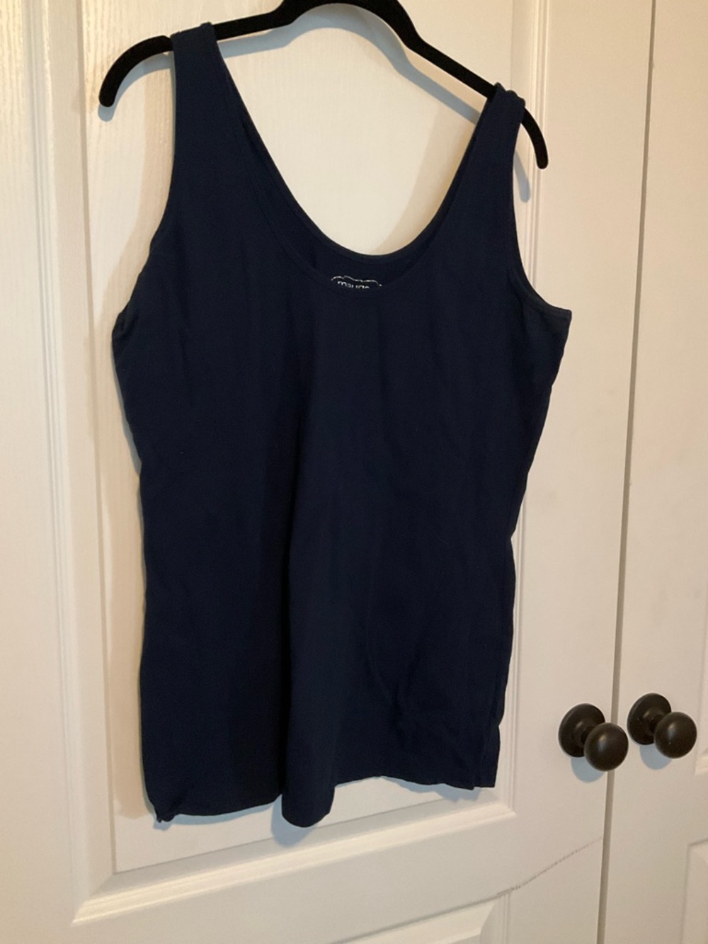 Maurices Navy Scoop Neck Tank Top